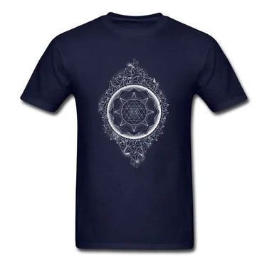 Sacred Geometry Sri Yantra T-shirt-Your Soul Place